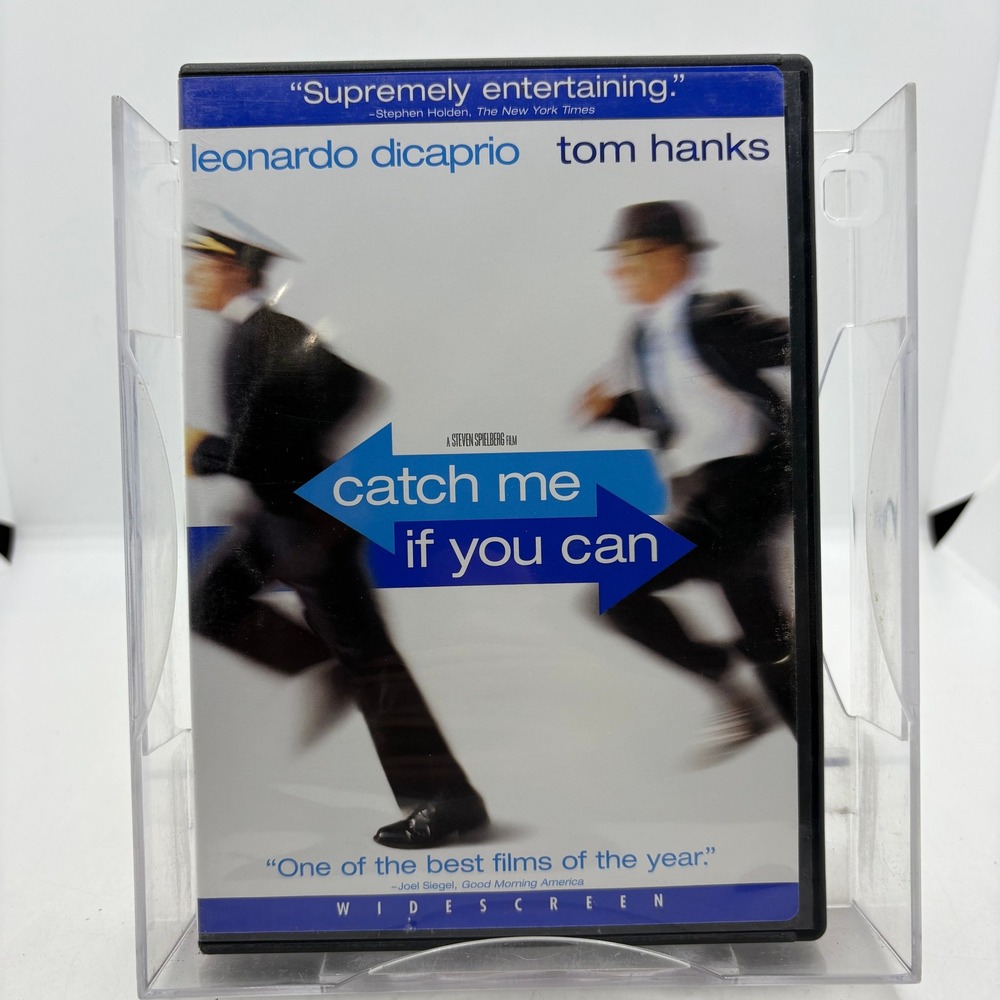 Catch Me If You Can DVD Widescreen 2-Disc Set Leonardo DiCaprio Tom Hanks 2002